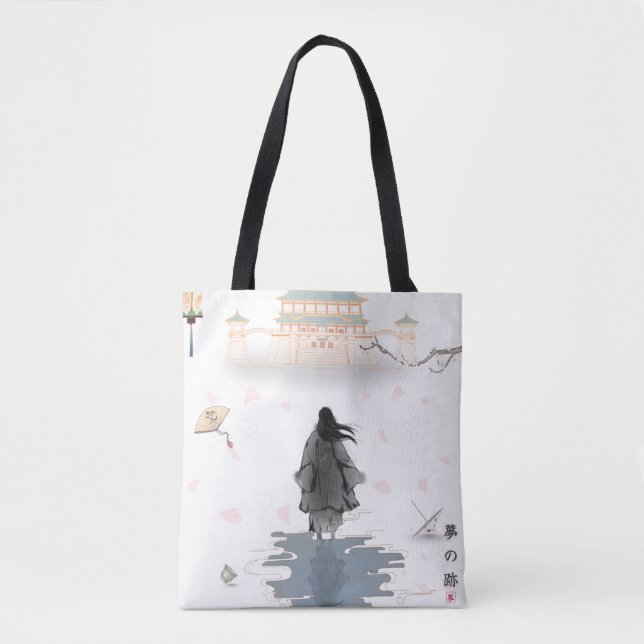 Steps Through Quiet Dreams Tote Tasche (Vorderseite)