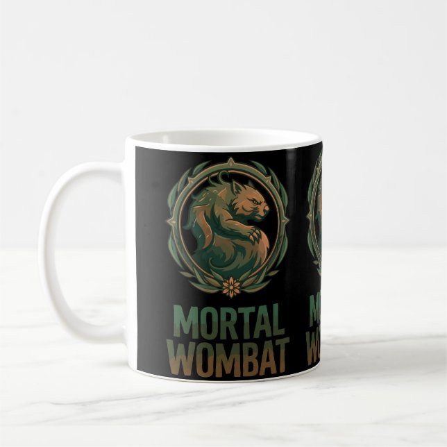 Sterblicher Wombat Kaffeetasse (Links)