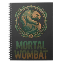 Sterblicher Wombat Notizblock