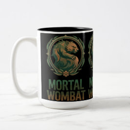 Sterblicher Wombat Zweifarbige Tasse