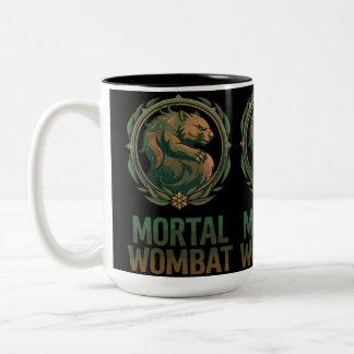Sterblicher Wombat Zweifarbige Tasse