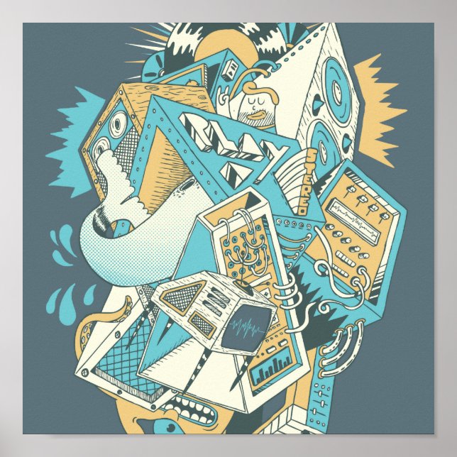 Stereokromatico Poster (Vorne)