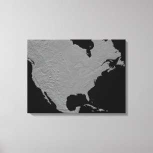 Stereoskopische Ansicht von Nordamerika 2 Leinwanddruck