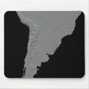 Stereoskopische Ansicht von Südamerika Mousepad