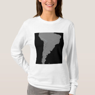Stereoskopische Ansicht von Südamerika T-Shirt
