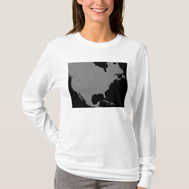 Stereoskopische Sicht Nordamerikas 2 T-Shirt (Vorderseite)