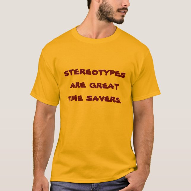 Stereotype T-Shirt (Vorderseite)