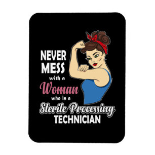 Sterile Processing Technique geben Frauen Autoclav Magnet