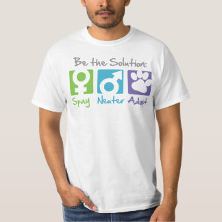 "Stérilisez, changez, adoptez" le T-shirt