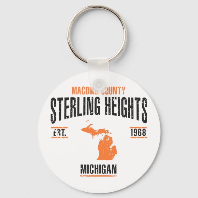 Sterling Heights Schlüsselanhänger (Vorderseite)
