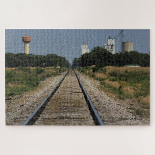 Sterling Kansas avec voie ferrée PUZZLE