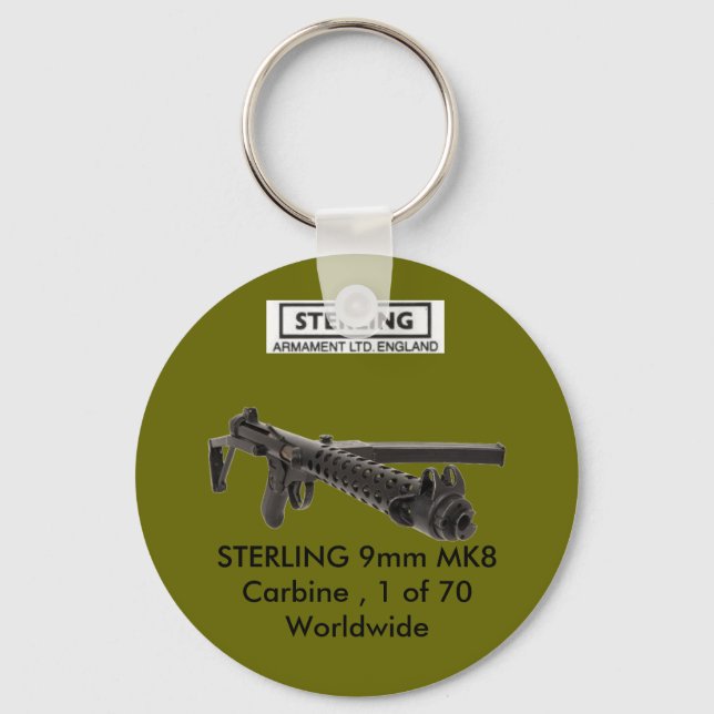 STERLING MK8 Carbine Schlüsselanhänger (Vorderseite)