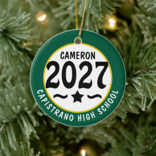 Stern Abiturjahrgang 2027 Foto-Abschlussfeier Keramik Ornament