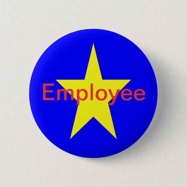Stern-Angestellter Button (Vorderseite)