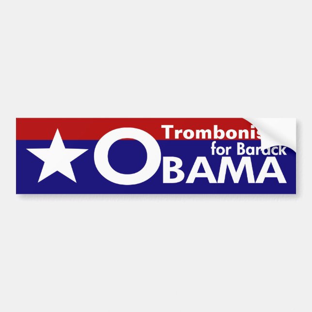 Stern-Autoaufkleber für Barack Obama Autoaufkleber (Vorne)