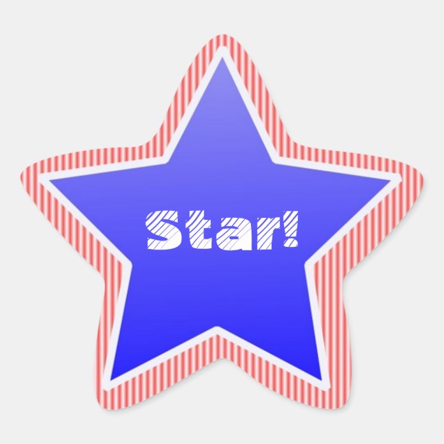 Stern! Award Star Stickers (Vorderseite)