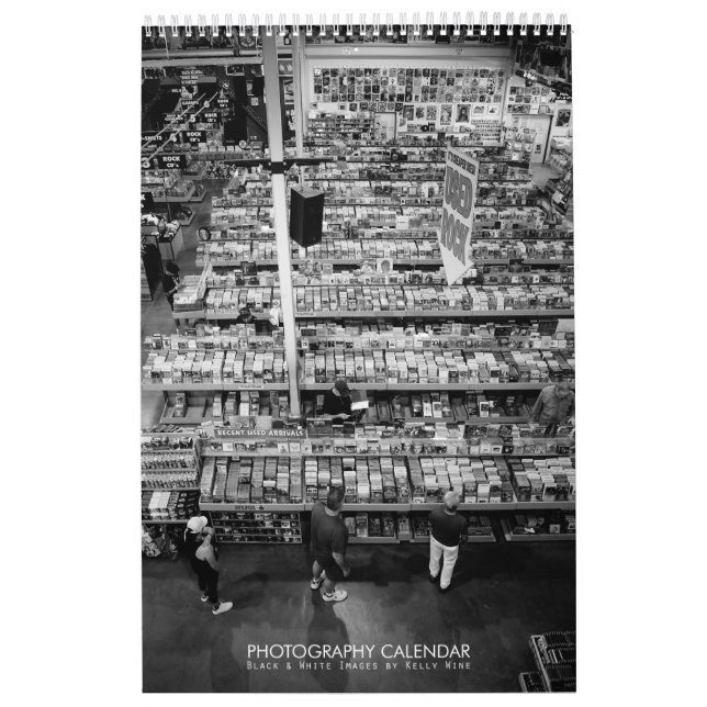 Stern-B&W Fotografie-Kalender - durch Kelly-Wein Kalender (Titelbild)