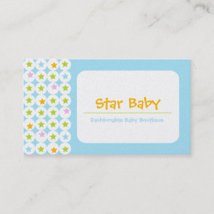 Stern-Baby-Visitenkarten Visitenkarte