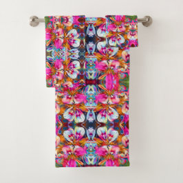 Stern-Blume Badhandtuch Set