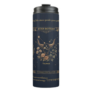 Stern Botanik Astral Energie Gold Marine Thermisch Thermosbecher