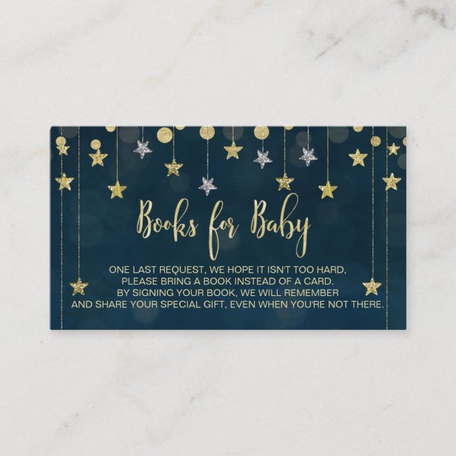 Stern-Buchanforderung für Twinkle Begleitkarte (Vorderseite)