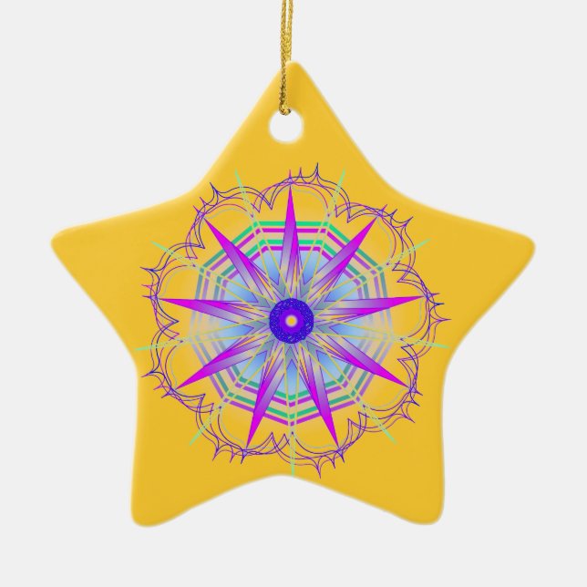 Stern Creativity8 Keramikornament (Vorne)
