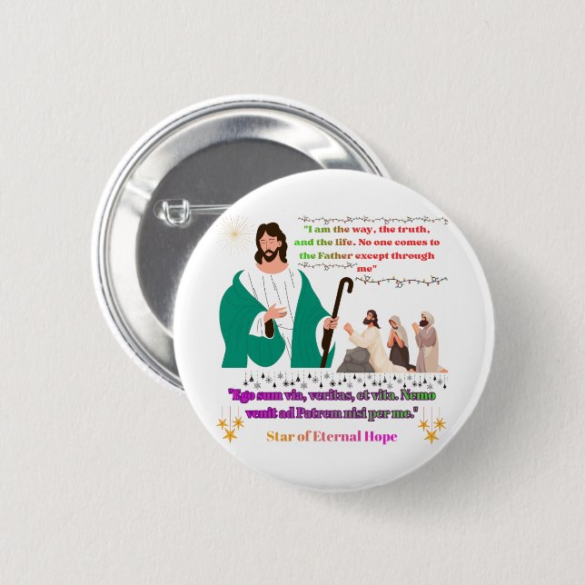 Stern der ewigen Hoffnung Button (Vorne & Hinten)
