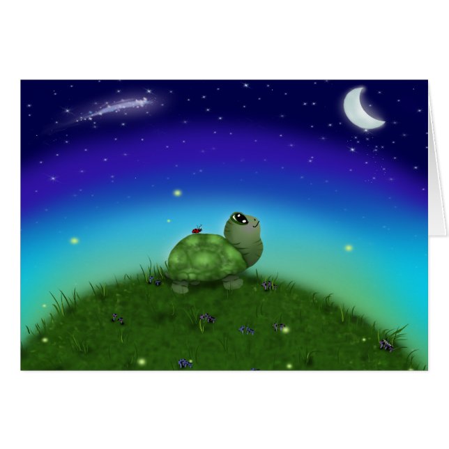 Stern, der Schildkröte anstarrt (Vorderseite (Horizontal))