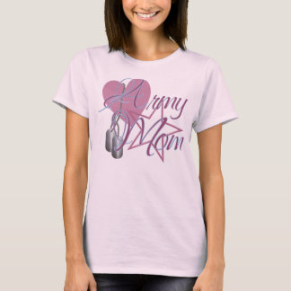 Stern des Armee-Mama-Herz-N T-Shirt