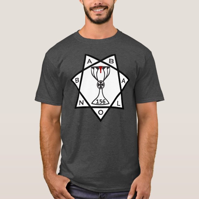 Stern des Babalon Logo-T-Shirts T-Shirt (Vorderseite)