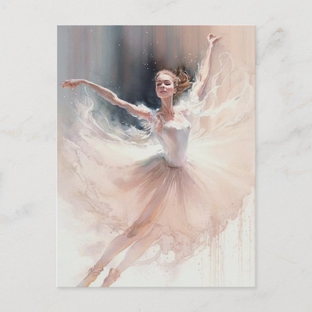 Stern des Balletts Postkarte (Vorderseite)