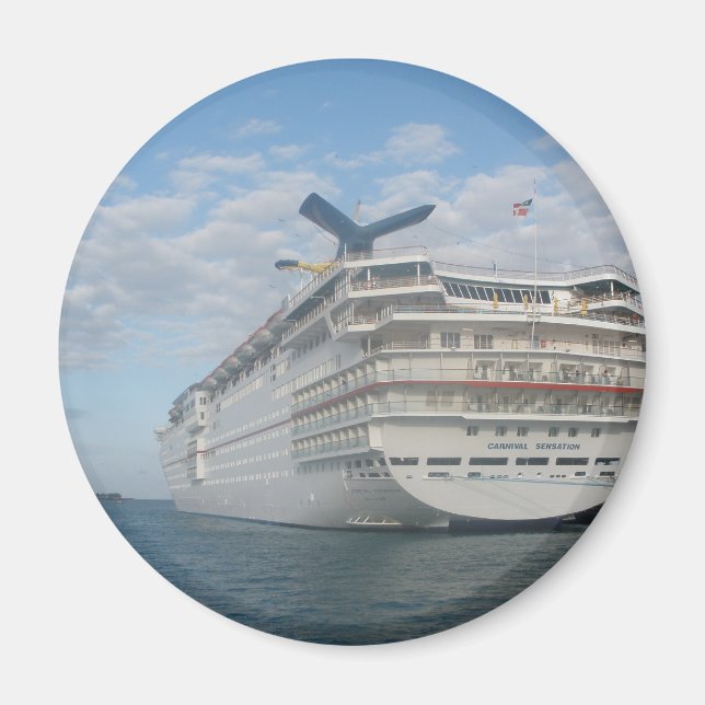 Stern des Carnival Sensation Cruise Ship Magnet (Vorne)