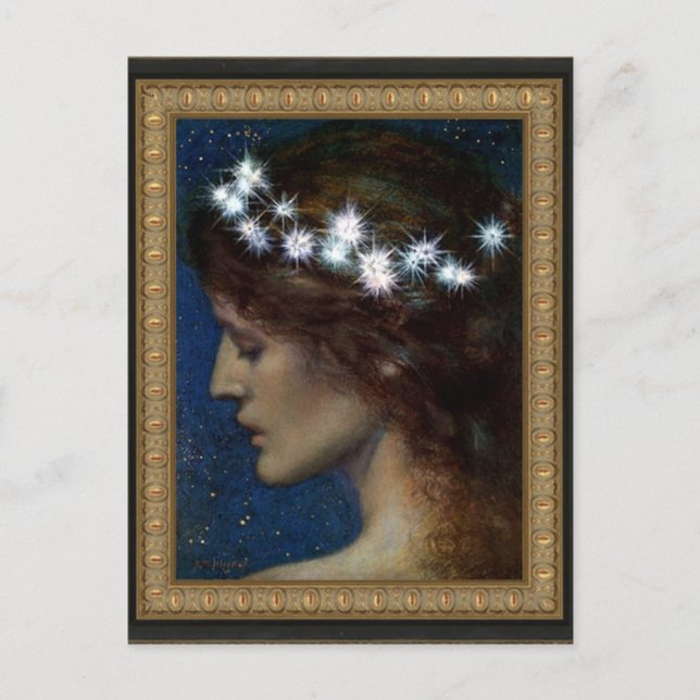 Stern des Himmels von Edward Robert Hughes Postkarte (Vorderseite)