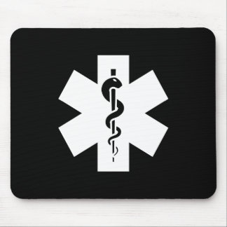 Stern des Leben-Piktogramms Mousepad