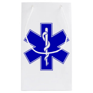 Stern des Lebens Rettungsdienst-Emblem Kleine Geschenktüte
