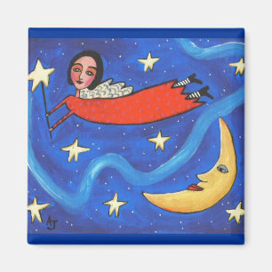 Stern-Engel u. Mond - Magnet