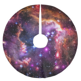 Stern-gefüllte kleine Magellanic Polyester Weihnachtsbaumdecke