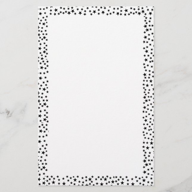 Stern-Grenzpapier Briefpapier (Vorderseite)
