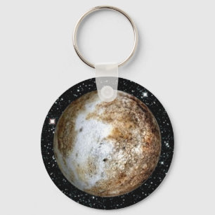 Stern-Hintergrund PLANETEN-PLUTOS v.2 Schlüsselanhänger