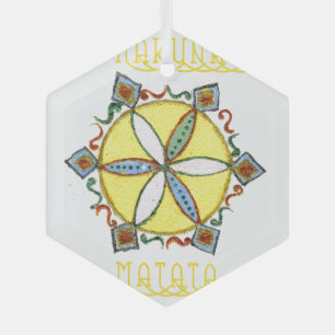 Stern im Making Hakuna Matata Ornament Aus Glas