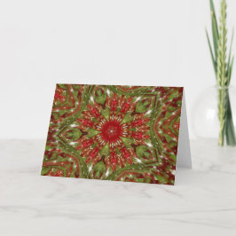 Stern-Kaleidoskop Feiertagskarte