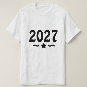 Stern-Klasse Abschlussjahrgang 2027 T-Shirt