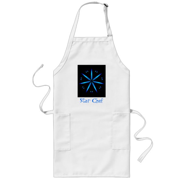 Stern-Kochs-Geschenk-Schürze Lange Schürze (Vorne)