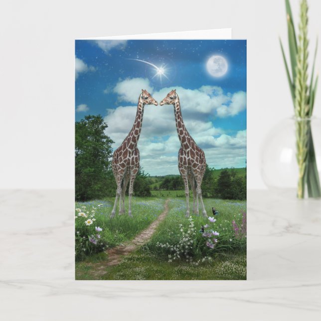 Stern küsste Karte (Vorderseite)