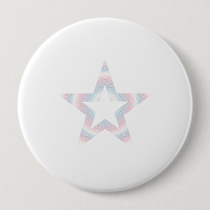Stern-Logo auf Knopf Button