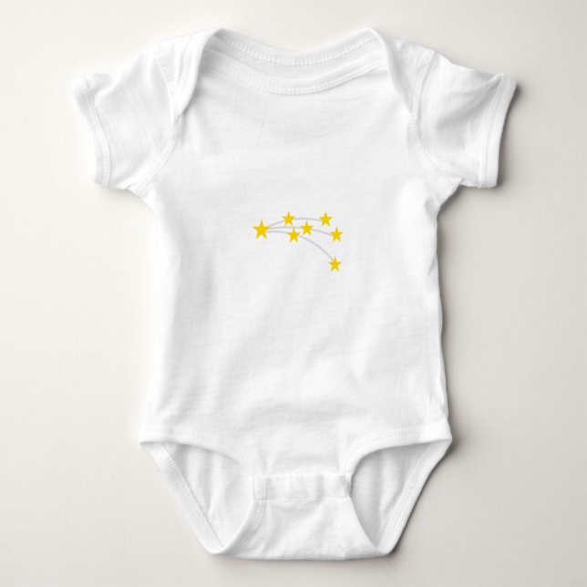 Stern-Logo Baby Strampler (Vorderseite)