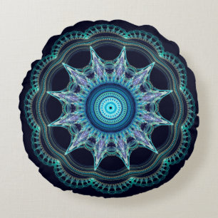 Stern Mandala Rundes Kissen