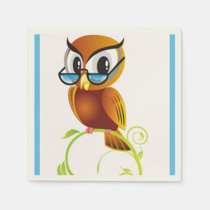 STERN OWL SERVIETTE