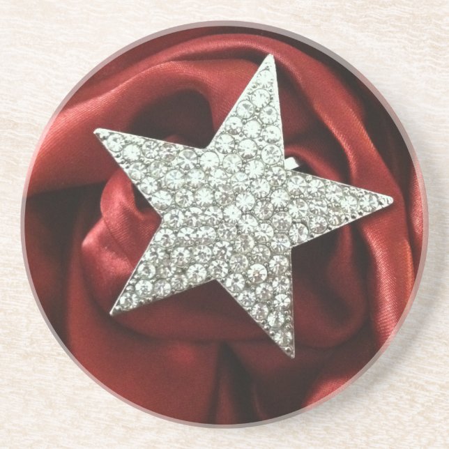 Stern-Power-Untersetzer Sandstein Untersetzer (Vorne)