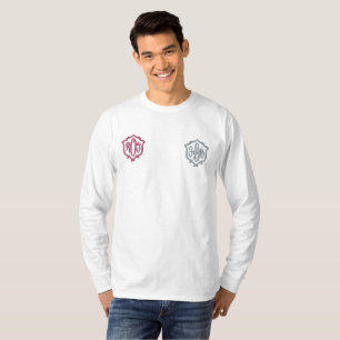 Stern Royal Familie Besticktes Hemd Langarmshirt